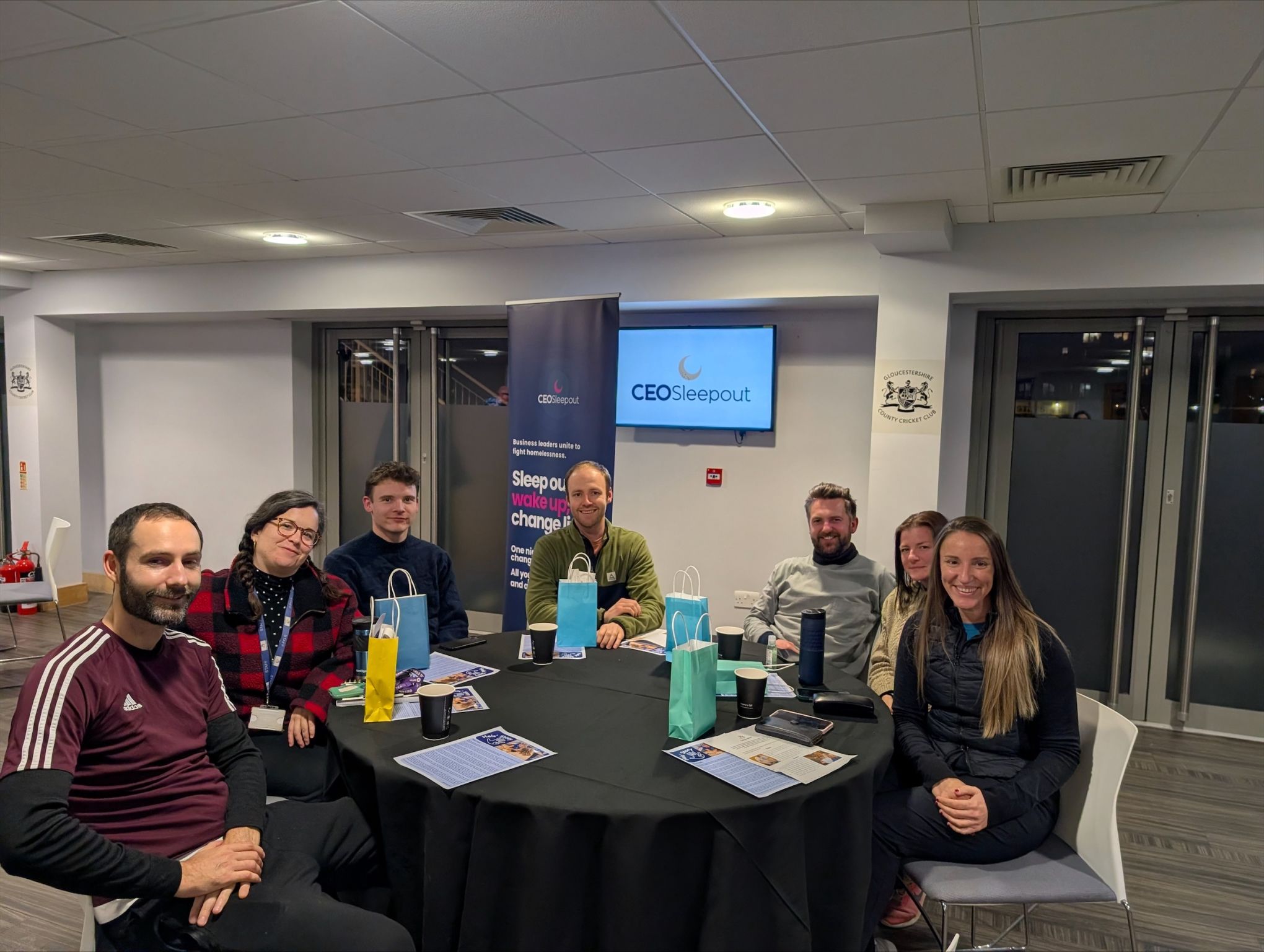 Woodstock Homes team at CEO Sleepout Bristol