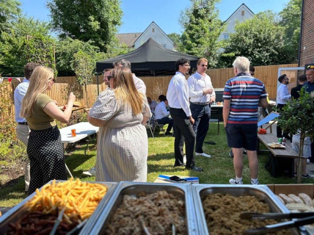 Partner BBQ at Woodstock Homes's Repton Gardens development