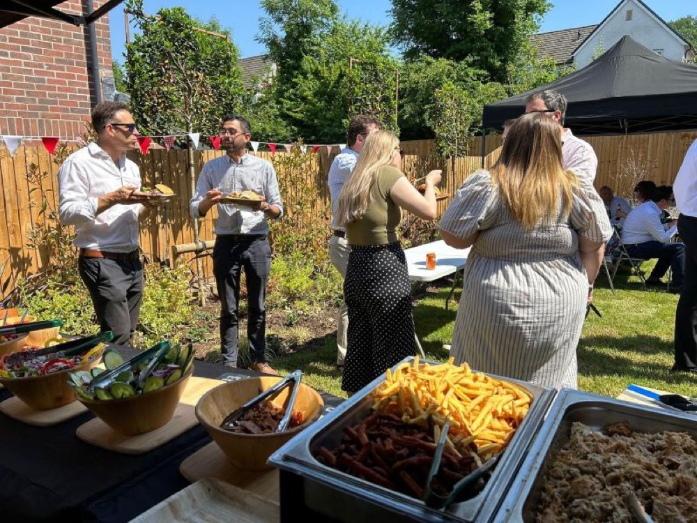 Partner BBQ at Woodstock Homes's Repton Gardens development